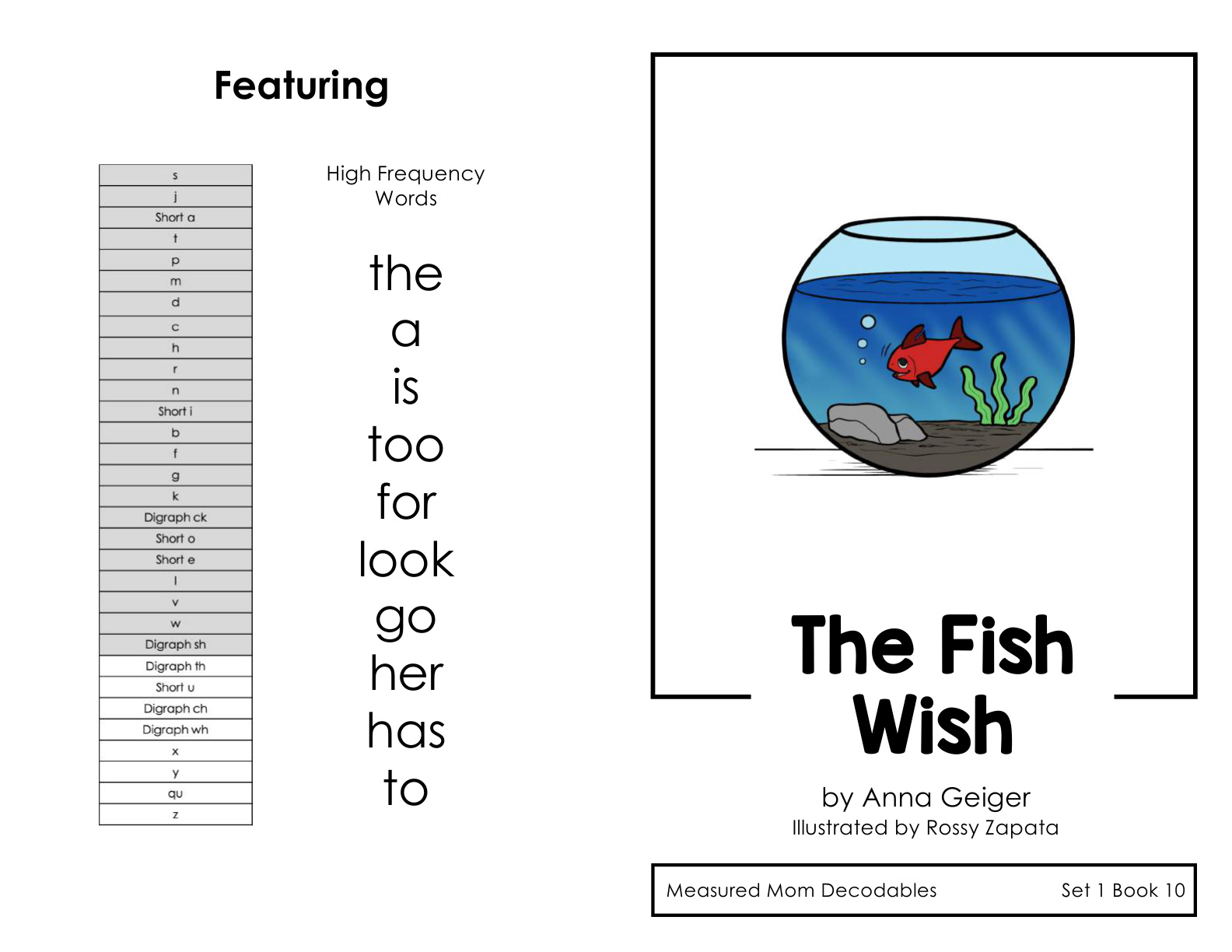 Decodable Book 17 - The Fish Wish